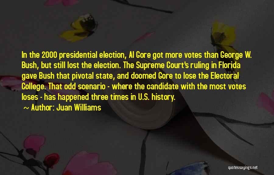 2000 Election Quotes By Juan Williams