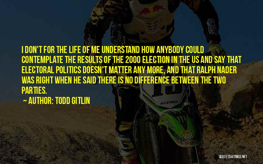 2000 Election Quotes By Todd Gitlin