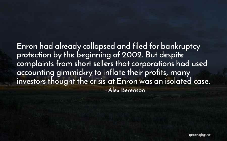 2002 Quotes By Alex Berenson 2002 Quotes By Alex Berenson