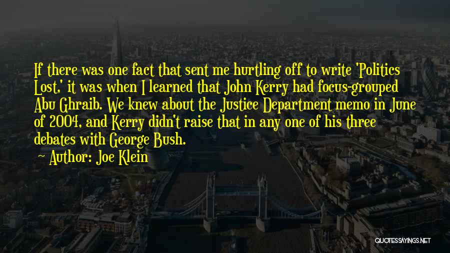 2004 Quotes By Joe Klein