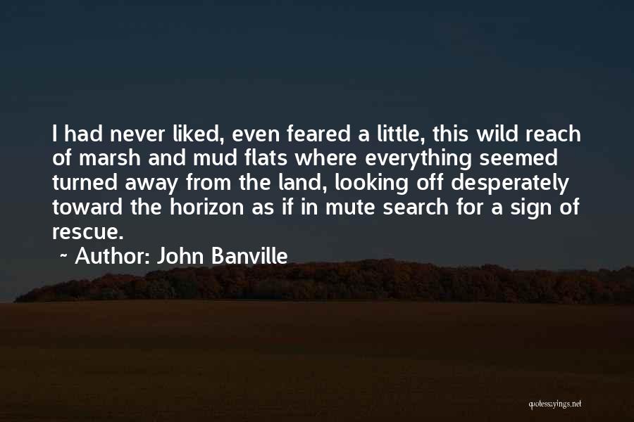 John Banville Quotes: I Had Never Liked, Even Feared A Little, This Wild Reach Of Marsh And Mud Flats Where Everything Seemed Turned