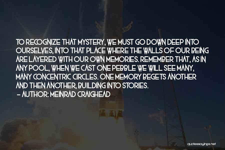 Meinrad Craighead Quotes: To Recognize That Mystery, We Must Go Down Deep Into Ourselves, Into That Place Where The Walls Of Our Being