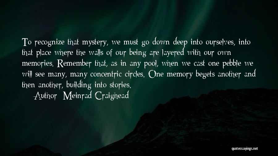 Meinrad Craighead Quotes: To Recognize That Mystery, We Must Go Down Deep Into Ourselves, Into That Place Where The Walls Of Our Being