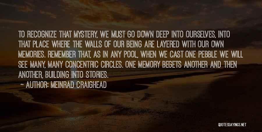 Meinrad Craighead Quotes: To Recognize That Mystery, We Must Go Down Deep Into Ourselves, Into That Place Where The Walls Of Our Being