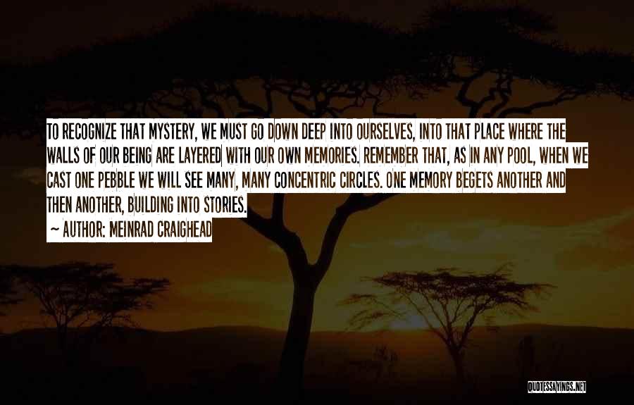 Meinrad Craighead Quotes: To Recognize That Mystery, We Must Go Down Deep Into Ourselves, Into That Place Where The Walls Of Our Being