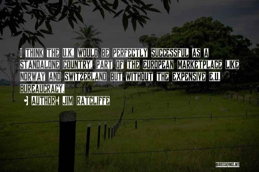 Jim Ratcliffe Quotes: I Think The U.k. Would Be Perfectly Successful As A Standalone Country, Part Of The European Marketplace Like Norway And