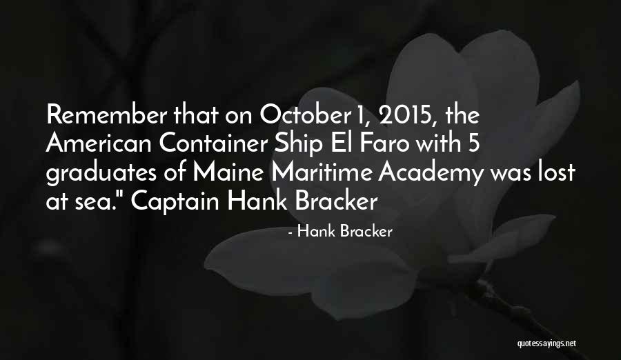 2015 Quotes By Hank Bracker