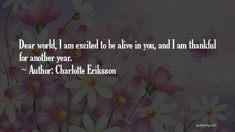 2016 Quotes By Charlotte Eriksson