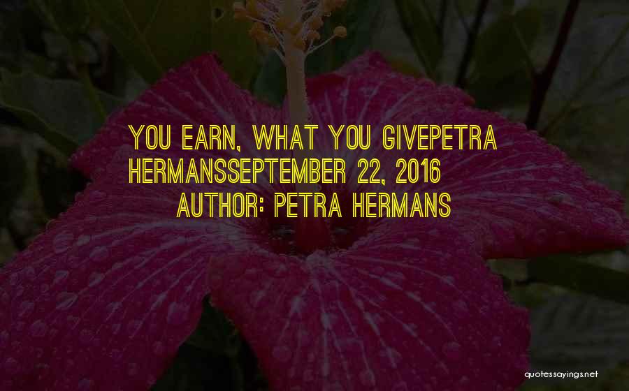 2016 Quotes By Petra Hermans