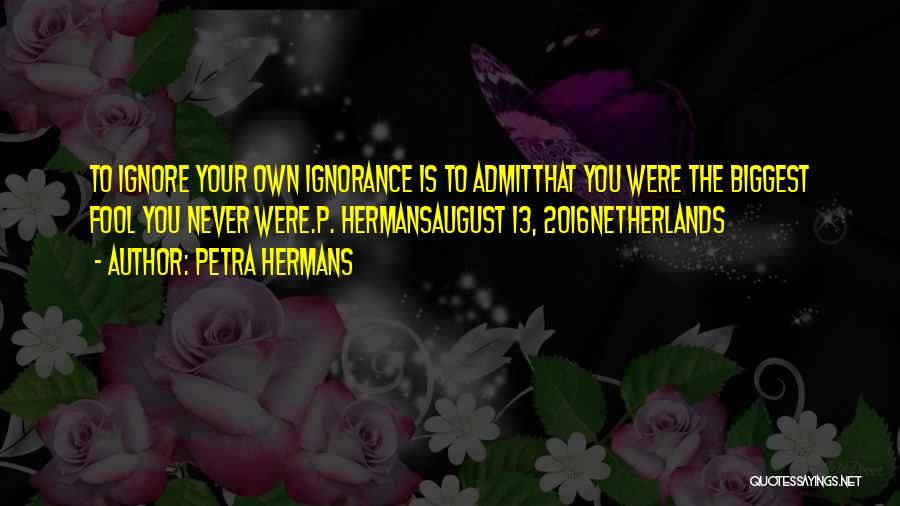 2016 Quotes By Petra Hermans