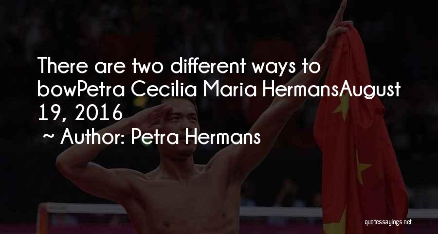 2016 Quotes By Petra Hermans