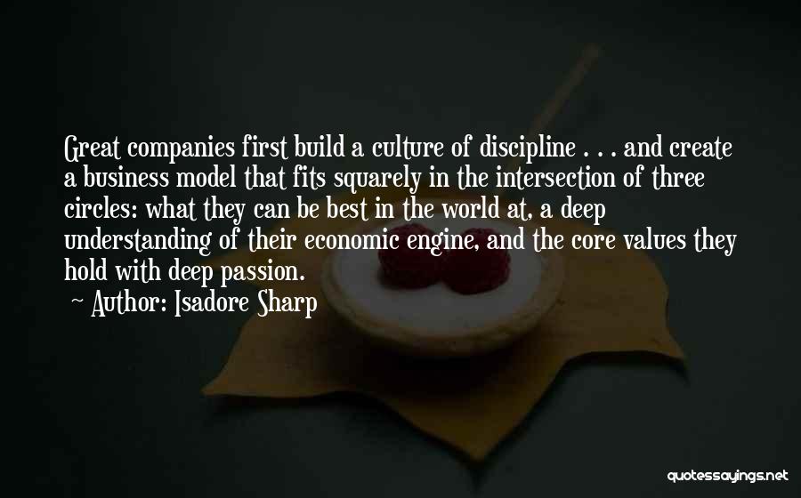 Isadore Sharp Quotes: Great Companies First Build A Culture Of Discipline . . . And Create A Business Model That Fits Squarely In