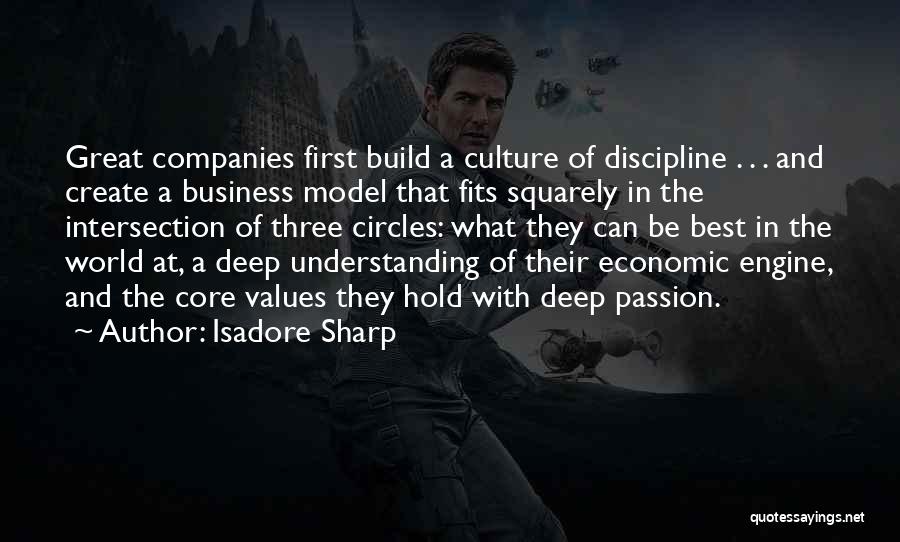 Isadore Sharp Quotes: Great Companies First Build A Culture Of Discipline . . . And Create A Business Model That Fits Squarely In