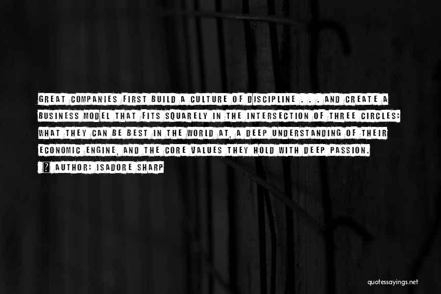 Isadore Sharp Quotes: Great Companies First Build A Culture Of Discipline . . . And Create A Business Model That Fits Squarely In