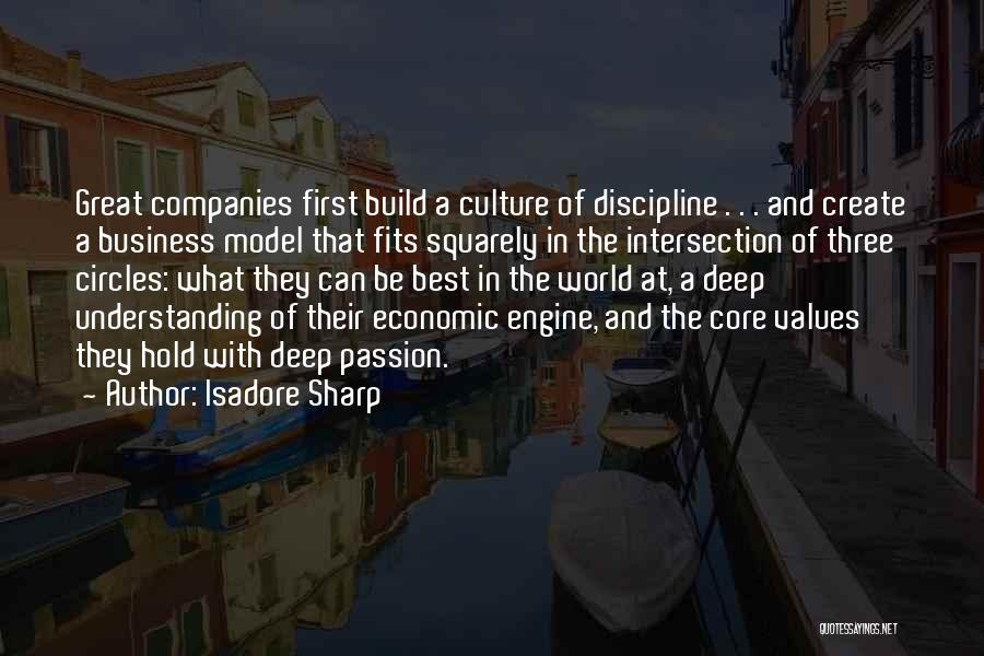 Isadore Sharp Quotes: Great Companies First Build A Culture Of Discipline . . . And Create A Business Model That Fits Squarely In