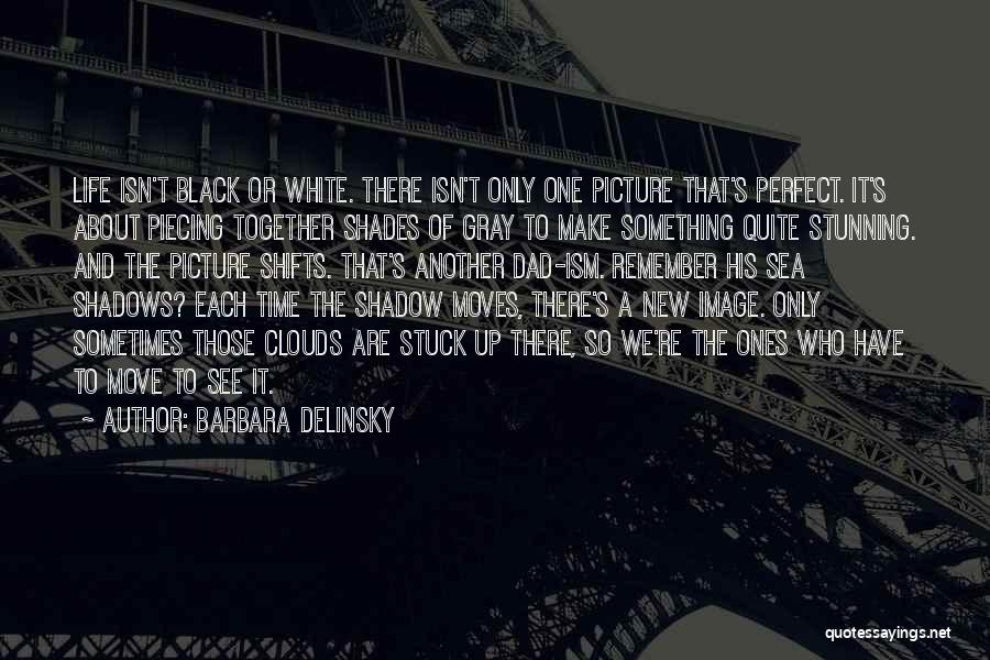 Barbara Delinsky Quotes: Life Isn't Black Or White. There Isn't Only One Picture That's Perfect. It's About Piecing Together Shades Of Gray To