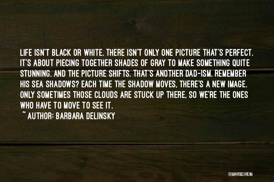 Barbara Delinsky Quotes: Life Isn't Black Or White. There Isn't Only One Picture That's Perfect. It's About Piecing Together Shades Of Gray To