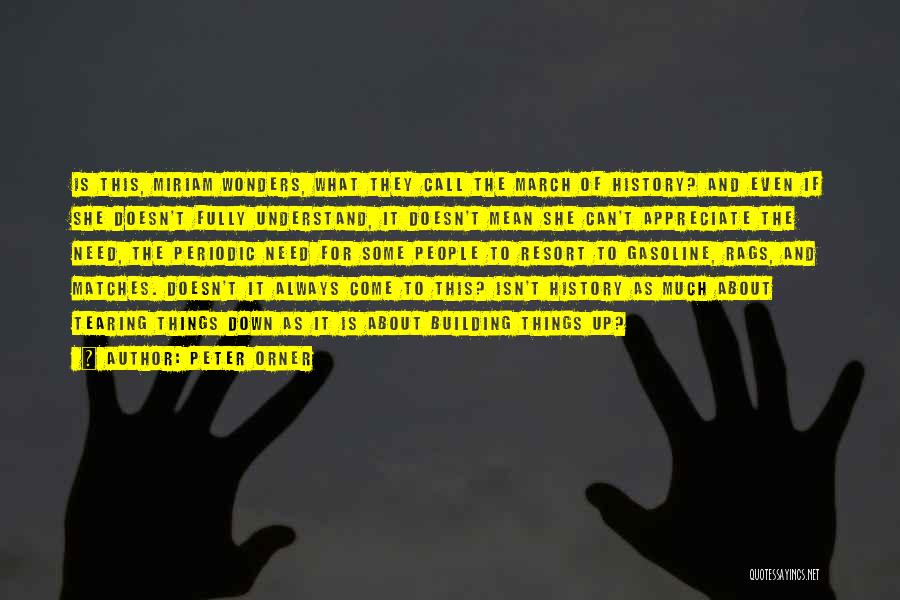 Peter Orner Quotes: Is This, Miriam Wonders, What They Call The March Of History? And Even If She Doesn't Fully Understand, It Doesn't