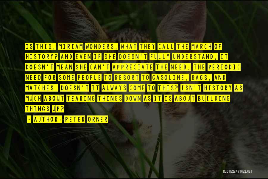 Peter Orner Quotes: Is This, Miriam Wonders, What They Call The March Of History? And Even If She Doesn't Fully Understand, It Doesn't