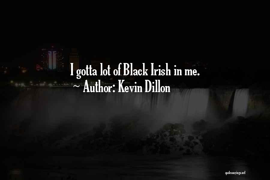 Kevin Dillon Quotes: I Gotta Lot Of Black Irish In Me.
