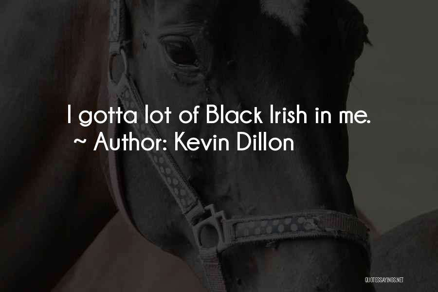 Kevin Dillon Quotes: I Gotta Lot Of Black Irish In Me.