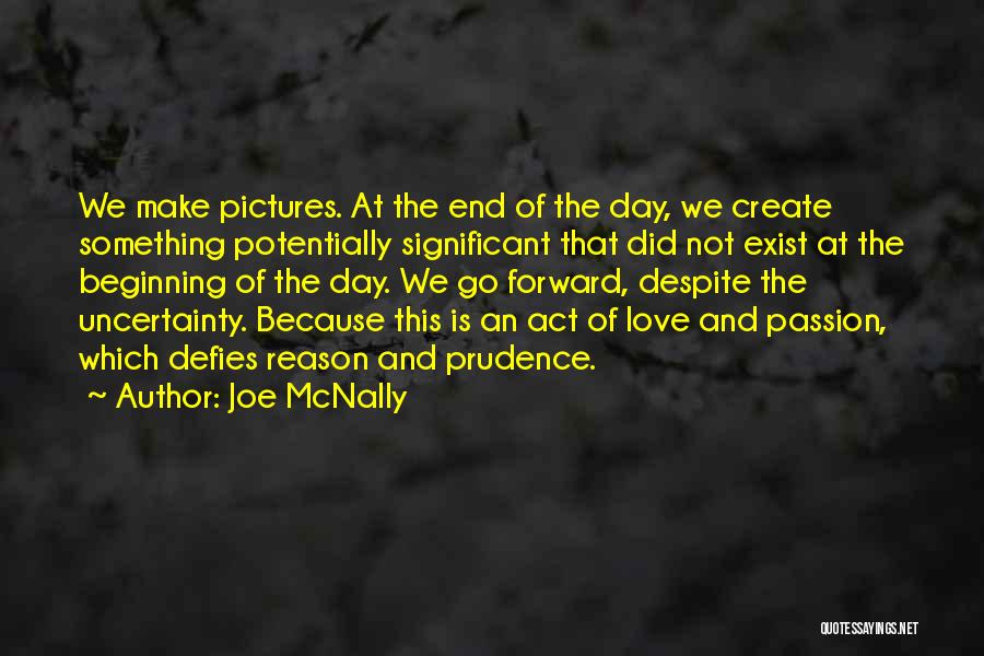 Joe McNally Quotes: We Make Pictures. At The End Of The Day, We Create Something Potentially Significant That Did Not Exist At The