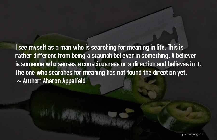 Aharon Appelfeld Quotes: I See Myself As A Man Who Is Searching For Meaning In Life. This Is Rather Different From Being A