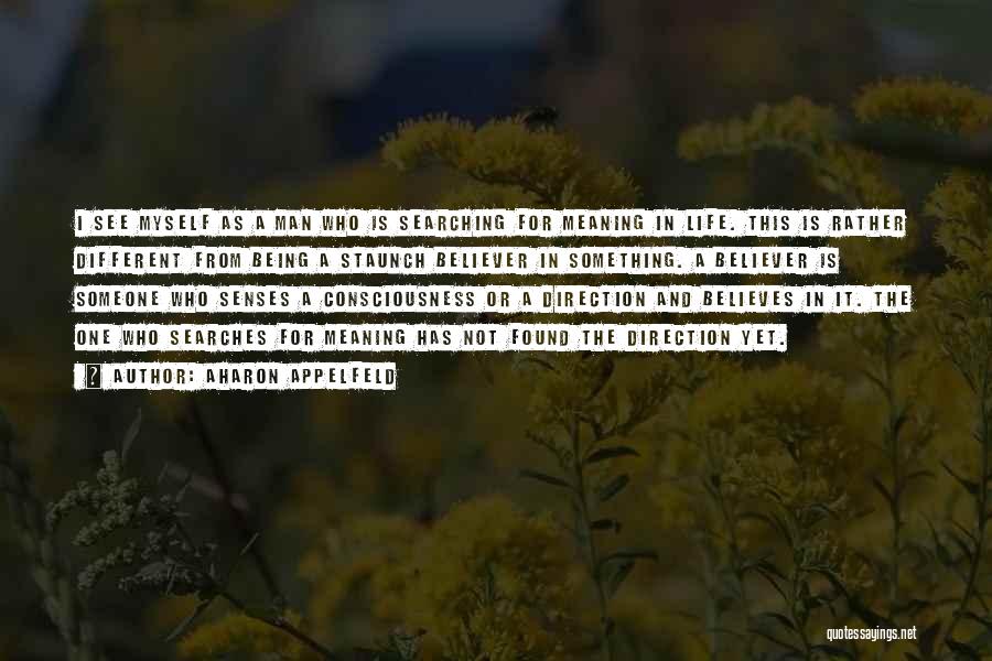 Aharon Appelfeld Quotes: I See Myself As A Man Who Is Searching For Meaning In Life. This Is Rather Different From Being A