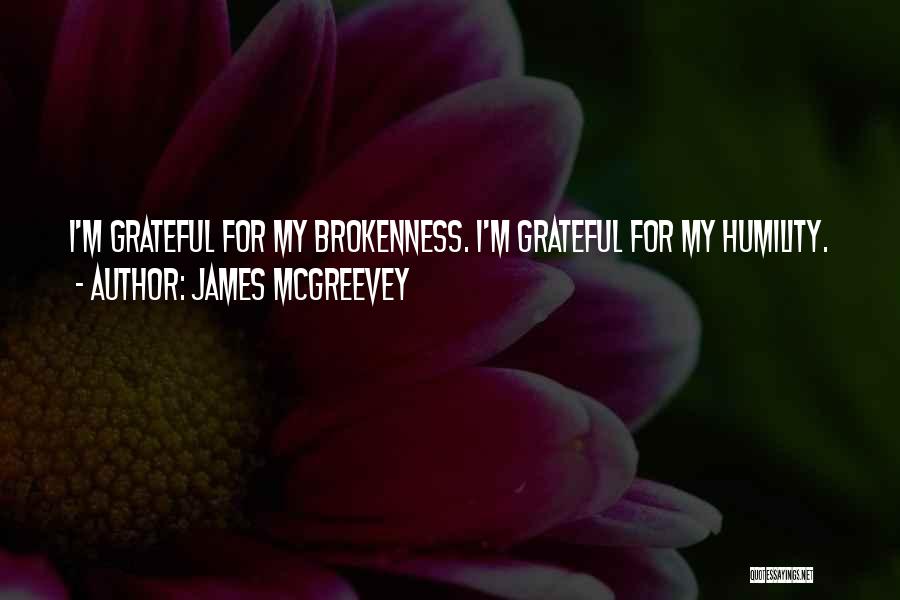 James McGreevey Quotes: I'm Grateful For My Brokenness. I'm Grateful For My Humility.