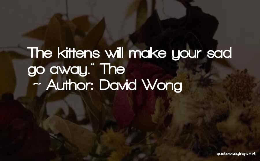 David Wong Quotes: The Kittens Will Make Your Sad Go Away. The