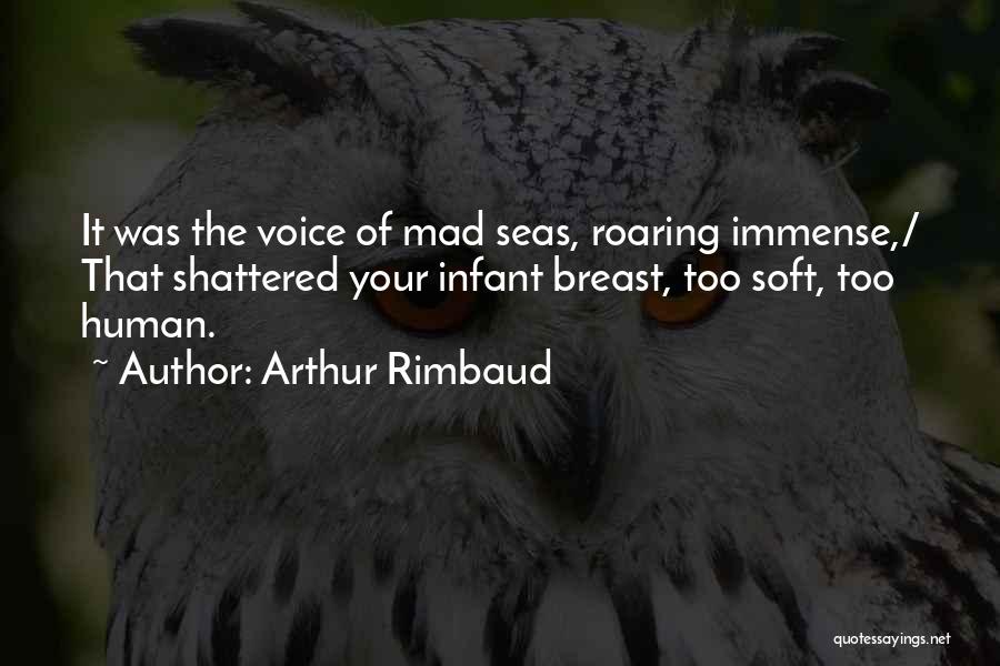 Arthur Rimbaud Quotes: It Was The Voice Of Mad Seas, Roaring Immense,/ That Shattered Your Infant Breast, Too Soft, Too Human.