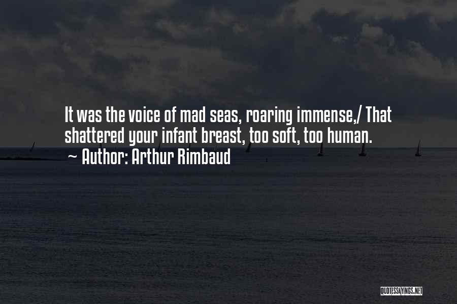 Arthur Rimbaud Quotes: It Was The Voice Of Mad Seas, Roaring Immense,/ That Shattered Your Infant Breast, Too Soft, Too Human.