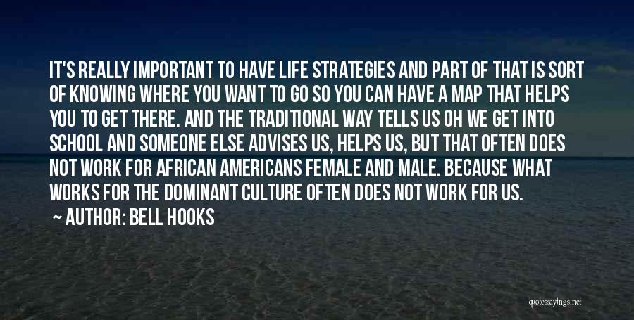 Bell Hooks Quotes: It's Really Important To Have Life Strategies And Part Of That Is Sort Of Knowing Where You Want To Go