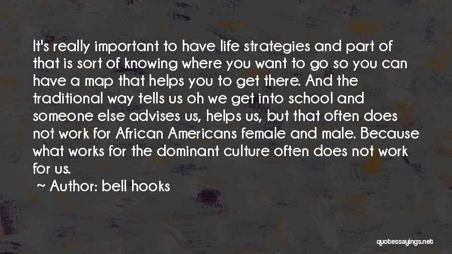 Bell Hooks Quotes: It's Really Important To Have Life Strategies And Part Of That Is Sort Of Knowing Where You Want To Go