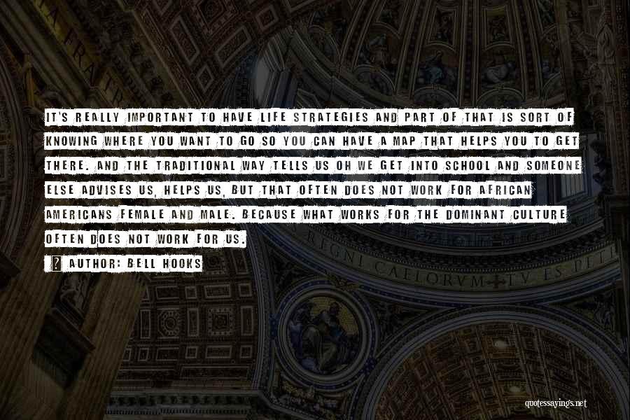 Bell Hooks Quotes: It's Really Important To Have Life Strategies And Part Of That Is Sort Of Knowing Where You Want To Go