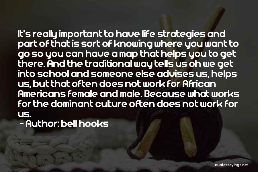 Bell Hooks Quotes: It's Really Important To Have Life Strategies And Part Of That Is Sort Of Knowing Where You Want To Go