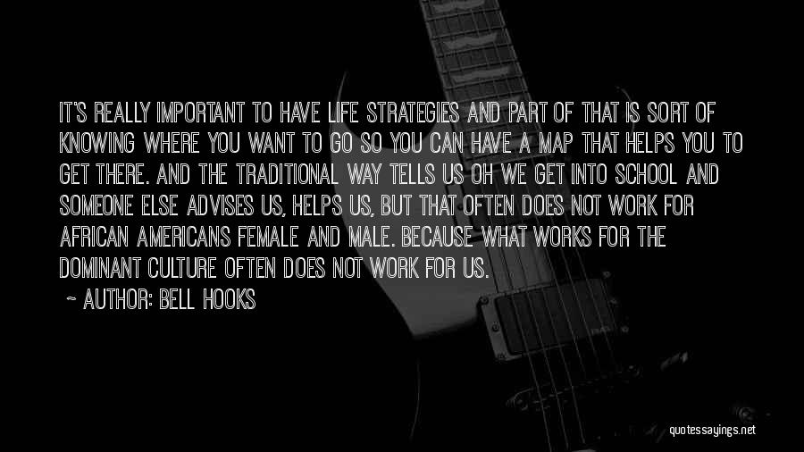 Bell Hooks Quotes: It's Really Important To Have Life Strategies And Part Of That Is Sort Of Knowing Where You Want To Go