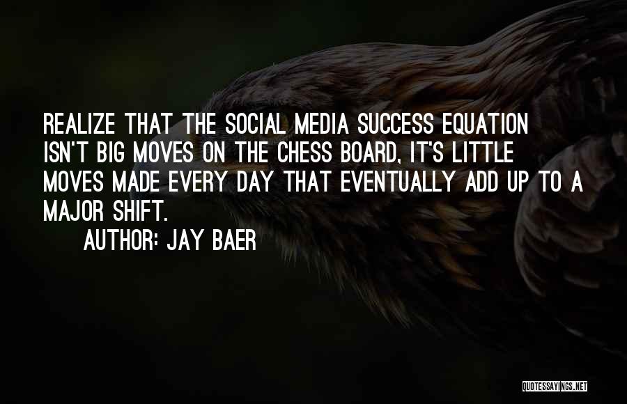 Jay Baer Quotes: Realize That The Social Media Success Equation Isn't Big Moves On The Chess Board, It's Little Moves Made Every Day