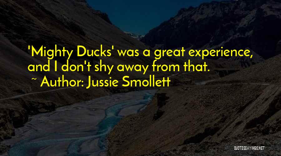 Jussie Smollett Quotes: 'mighty Ducks' Was A Great Experience, And I Don't Shy Away From That.