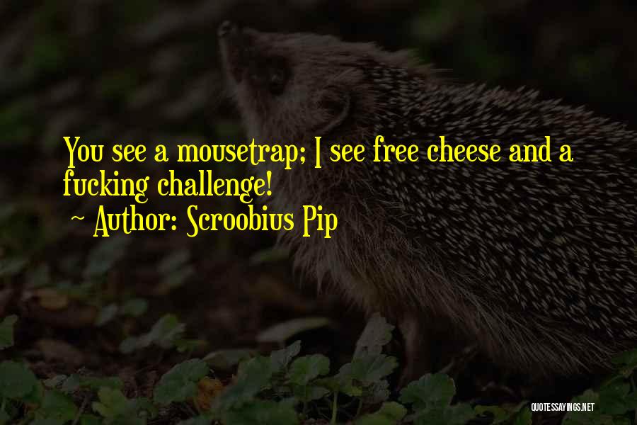 Scroobius Pip Quotes: You See A Mousetrap; I See Free Cheese And A Fucking Challenge!