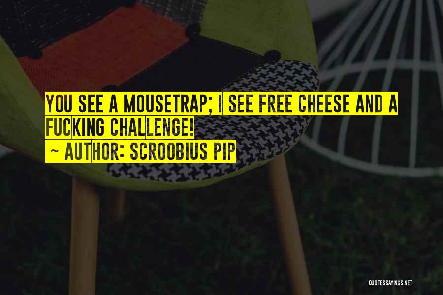 Scroobius Pip Quotes: You See A Mousetrap; I See Free Cheese And A Fucking Challenge!