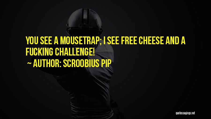 Scroobius Pip Quotes: You See A Mousetrap; I See Free Cheese And A Fucking Challenge!