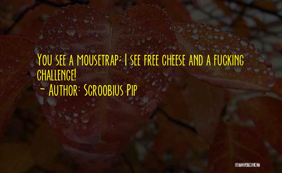 Scroobius Pip Quotes: You See A Mousetrap; I See Free Cheese And A Fucking Challenge!