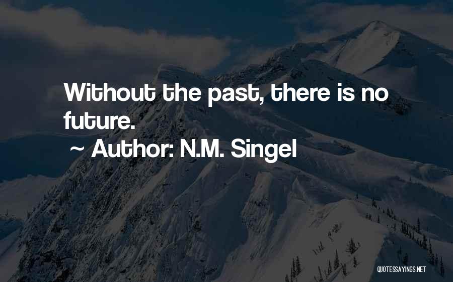 N.M. Singel Quotes: Without The Past, There Is No Future.