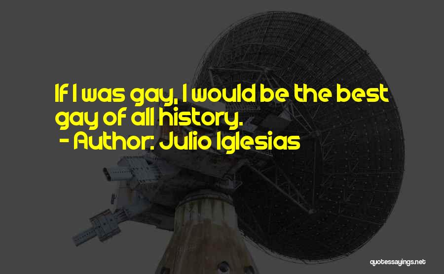 Julio Iglesias Quotes: If I Was Gay, I Would Be The Best Gay Of All History.