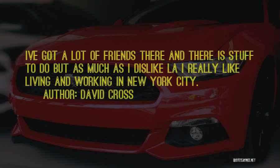 David Cross Quotes: Ive Got A Lot Of Friends There And There Is Stuff To Do But As Much As I Dislike La