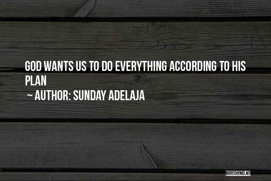 Sunday Adelaja Quotes: God Wants Us To Do Everything According To His Plan