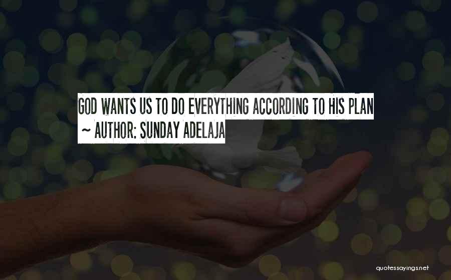 Sunday Adelaja Quotes: God Wants Us To Do Everything According To His Plan