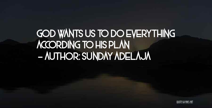 Sunday Adelaja Quotes: God Wants Us To Do Everything According To His Plan