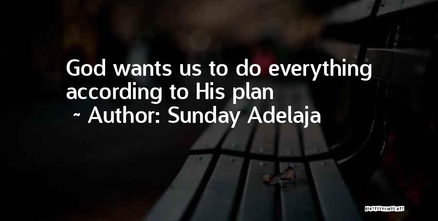 Sunday Adelaja Quotes: God Wants Us To Do Everything According To His Plan